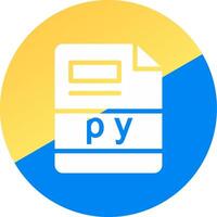 py Creative Icon Design vector