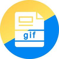 gif Creative Icon Design vector