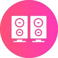 Speakers Creative Icon Design vector