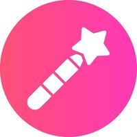 Magic Wand Creative Icon Design vector