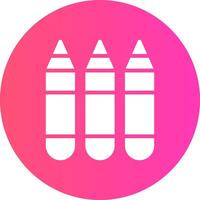 Crayons Creative Icon Design vector