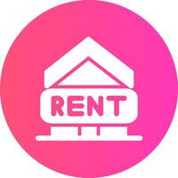 Rent Creative Icon Design vector