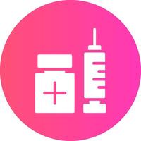 Vaccination Creative Icon Design vector