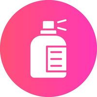 Spray Bottle Creative Icon Design vector