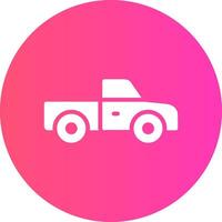 Pickup Truck Creative Icon Design vector