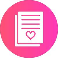 Love Letter Creative Icon Design vector