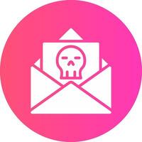 Blackmail Creative Icon Design vector