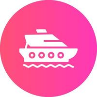 Ship Creative Icon Design vector