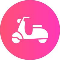 diseño de icono creativo de scooter vector