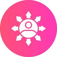 Influence Creative Icon Design vector