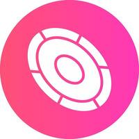Frisbee Creative Icon Design vector