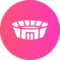 Stadium Creative Icon Design vector