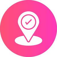 Correct Creative Icon Design vector