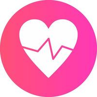 Heart Rate Creative Icon Design vector