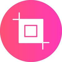 Crop Creative Icon Design vector
