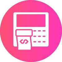 Atm Creative Icon Design vector
