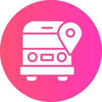 diseño de icono creativo de autobús escolar vector