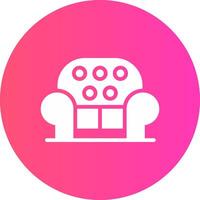 Sofa Creative Icon Design vector