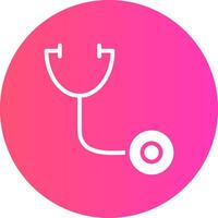 Stethoscope Creative Icon Design vector