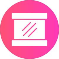 Mirror Creative Icon Design vector