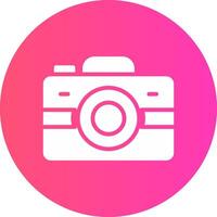 diseño de icono creativo de cámara de fotos vector