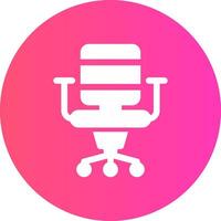 diseño de icono creativo de silla de oficina vector