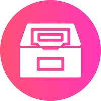 Files Box Creative Icon Design vector
