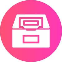 Files Box Creative Icon Design vector