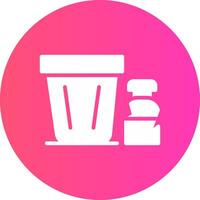 Disposal Creative Icon Design vector