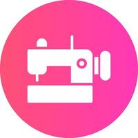 Sewing Machine Creative Icon Design vector