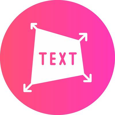 glyph Gradient Circle Design