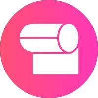 glyph Gradient Circle Design vector