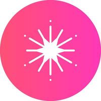 glyph Gradient Circle Design vector