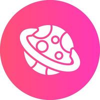 glyph Gradient Circle Design vector