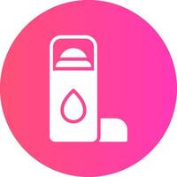 glyph Gradient Circle Design vector