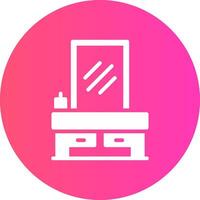 glyph Gradient Circle Design vector