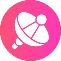 glyph Gradient Circle Design vector