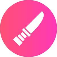 glyph Gradient Circle Design vector