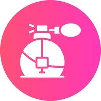 glyph Gradient Circle Design vector