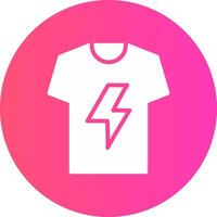 glyph Gradient Circle Design vector
