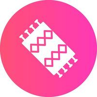 glyph Gradient Circle Design vector