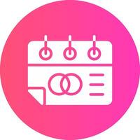 Wedding Day Creative Icon Design vector