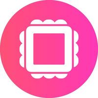 Magic Mirror Creative Icon Design vector
