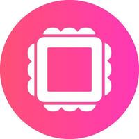 Magic Mirror Creative Icon Design vector