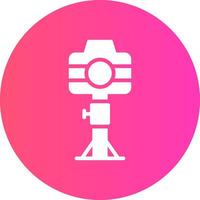 Camera Stand Creative Icon Design vector