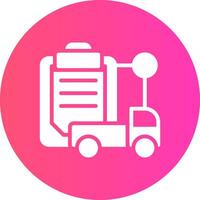 Logistic Creative Icon Design vector