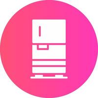 Fridge Creative Icon Design vector