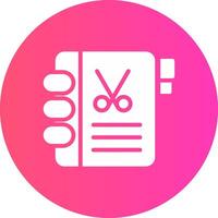 Agenda Creative Icon Design vector