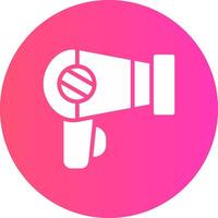 Hair Dryer Creative Icon Design vector