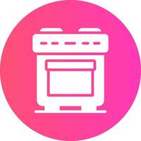 diseño de icono creativo de horno vector